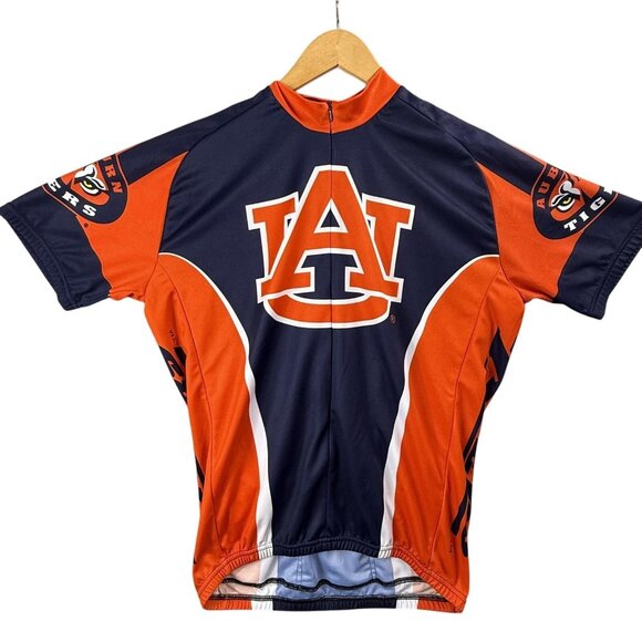 Auburn Tigers Shirt Mens Large NCAA Football Cycling Jersey Adrenaline Promotion - Picture 1 of 12